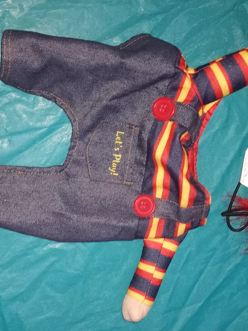 Small pet Chucky doll costume